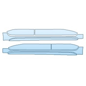 PAINT PROTECTION KIT - 2020 TOYOTA COROLLA XSE ROCKERS - PRECUT PPF CLEAR BRA WRAP