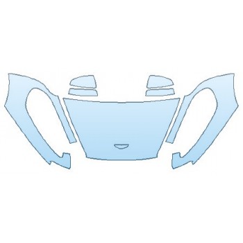 2024 ASTON MARTIN RAPIDE E Hood (24 Inch) Fenders Mirrors - PRECUT PPF CLEAR BRA WRAP