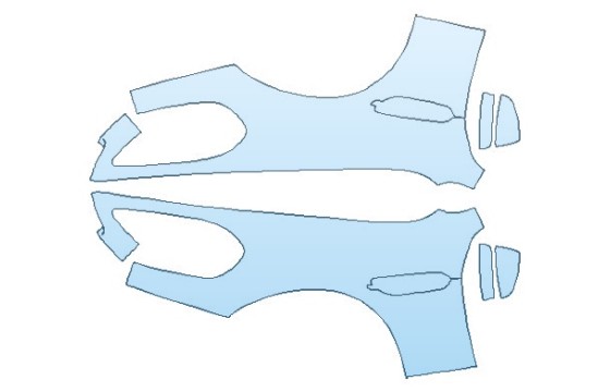 2027 ASTON MARTIN RAPIDE E Full Fenders - PRECUT PPF CLEAR BRA WRAP