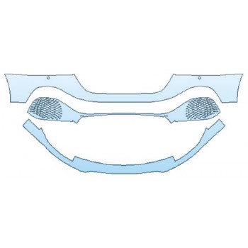 2025 ASTON MARTIN RAPIDE E Bumper - PRECUT PPF CLEAR BRA WRAP