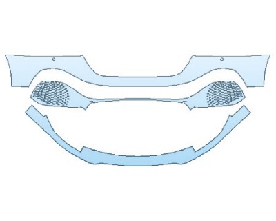 2022 ASTON MARTIN RAPIDE E Bumper - PRECUT PPF CLEAR BRA WRAP