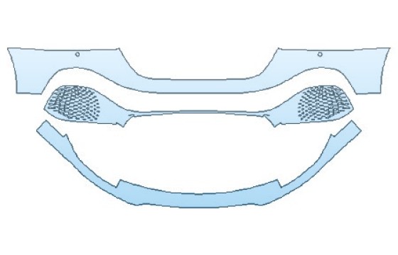 Precut PPF Kit – Clear Bra Paint Protection Film 2026 ASTON MARTIN RAPIDE E Bumper - PRECUT PPF CLEAR BRA WRAP