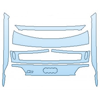 PAINT PROTECTION KIT - 2020 AUDI R8 COUPE V10 PERFORMANCE FULL TRUNK - INVISIBLEMASK - 3M PAINT PROTECTION