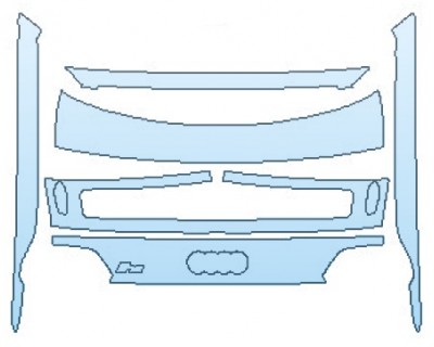 PAINT PROTECTION KIT - 2020 AUDI R8 COUPE V10 PERFORMANCE FULL TRUNK - INVISIBLEMASK - 3M PAINT PROTECTION