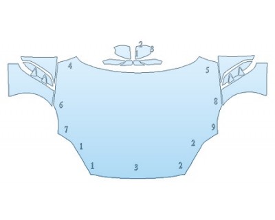 PAINT PROTECTION KIT - 2020 BMW Z4 SDRIVE M40I M-SPORT FULL HOOD FENDERS MIRRORS - INVISIBLEMASK - 3M PAINT PROTECTION