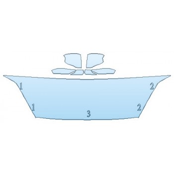 PAINT PROTECTION KIT - 2020 BMW Z4 SDRIVE M40I M-SPORT HOOD(24 INCH) FENDERS MIRRORS - INVISIBLEMASK - 3M PAINT PROTECTION