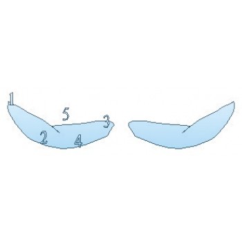 PAINT PROTECTION KIT - 2020 BMW Z4 SDRIVE M40I M-SPORT TAIL LIGHTS - INVISIBLEMASK - 3M PAINT PROTECTION