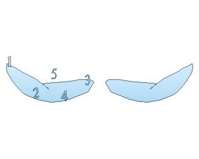 PAINT PROTECTION KIT - 2020 BMW Z4 SDRIVE M40I M-SPORT TAIL LIGHTS - INVISIBLEMASK - 3M PAINT PROTECTION