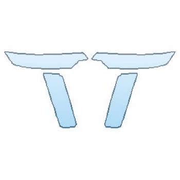 PAINT PROTECTION KIT - 2020 CADILLAC XT6 LUXURY PREMIUM HEADLIGHTS - INVISIBLEMASK - 3M PAINT PROTECTION