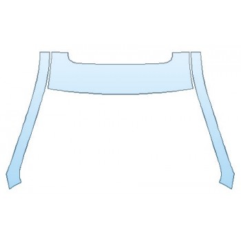 PAINT PROTECTION KIT - 2020 CADILLAC XT6 LUXURY PREMIUM ROOF A-PILLARS - INVISIBLEMASK - 3M PAINT PROTECTION