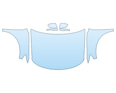 PAINT PROTECTION KIT - 2020 FORD EXPLORER LIMITED FULL HOOD (WRAPPED EDGES) FENDERS MIRRORS - INVISIBLEMASK - 3M PAINT PROTECTION