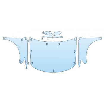 Precut PPF Kit – Clear Bra Paint Protection Film PAINT PROTECTION KIT - 2020 FORD EXPLORER PLATINUM FULL HOOD FENDERS MIRRORS - INVISIBLEMASK - 3M PAINT PROTECTION