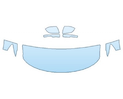 PAINT PROTECTION KIT - 2020 FORD EXPLORER PLATINUM HOOD(24 INCH WRAPPED EDGES) FENDERS MIRRORS - INVISIBLEMASK - 3M PAINT PROTECTION