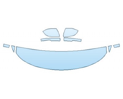 PAINT PROTECTION KIT - 2020 FORD EXPLORER PLATINUM HOOD(18 INCH) FENDERS MIRRORS - INVISIBLEMASK - 3M PAINT PROTECTION