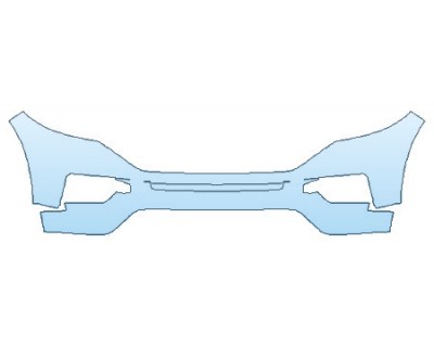 PAINT PROTECTION KIT - 2020 FORD EXPLORER PLATINUM BUMPER - INVISIBLEMASK - 3M PAINT PROTECTION