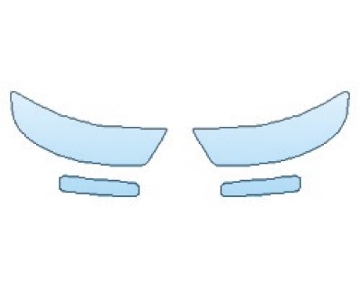 PAINT PROTECTION KIT - 2020 FORD EXPLORER PLATINUM HEADLIGHTS - INVISIBLEMASK - 3M PAINT PROTECTION