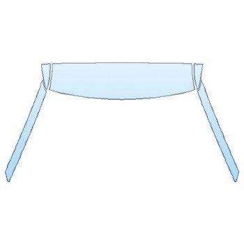 PAINT PROTECTION KIT - 2020 FORD EXPLORER PLATINUM ROOF A-PILLARS - INVISIBLEMASK - 3M PAINT PROTECTION