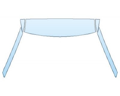 PAINT PROTECTION KIT - 2020 FORD EXPLORER PLATINUM ROOF A-PILLARS - INVISIBLEMASK - 3M PAINT PROTECTION