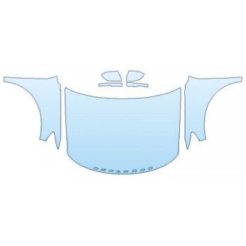 Precut PPF Kit – Clear Bra Paint Protection Film PAINT PROTECTION KIT - 2020 FORD EXPLORER ST FULL HOOD (WRAPPED EDGES) FENDERS MIRRORS - INVISIBLEMASK - 3M PAINT PROTECTION