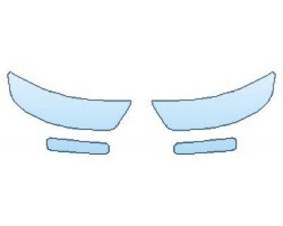 PAINT PROTECTION KIT - 2020 FORD EXPLORER ST HEADLIGHTS - INVISIBLEMASK - 3M PAINT PROTECTION