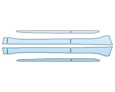 PAINT PROTECTION KIT - 2020 FORD EXPLORER ST DOORS - INVISIBLEMASK - 3M PAINT PROTECTION