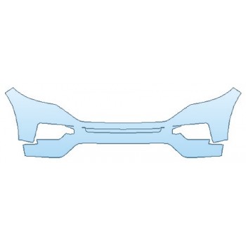 PAINT PROTECTION KIT - 2020 FORD EXPLORER XLT BUMPER - INVISIBLEMASK - 3M PAINT PROTECTION