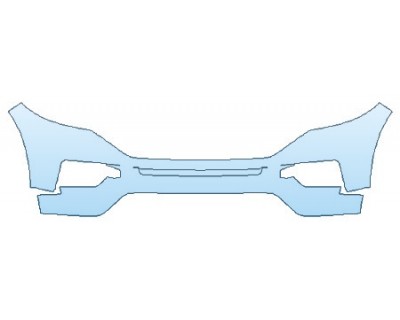 PAINT PROTECTION KIT - 2020 FORD EXPLORER XLT BUMPER - INVISIBLEMASK - 3M PAINT PROTECTION