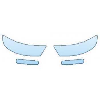 PAINT PROTECTION KIT - 2020 FORD EXPLORER XLT HEADLIGHTS - INVISIBLEMASK - 3M PAINT PROTECTION