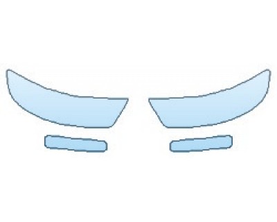 PAINT PROTECTION KIT - 2020 FORD EXPLORER XLT HEADLIGHTS - INVISIBLEMASK - 3M PAINT PROTECTION