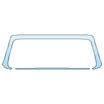 PAINT PROTECTION KIT - 2020 JEEP GLADIATOR OVERLAND ROOF A-PILLARS - INVISIBLEMASK - 3M PAINT PROTECTION