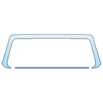PAINT PROTECTION KIT - 2020 JEEP GLADIATOR RUBICON ROOF A-PILLARS - INVISIBLEMASK - 3M PAINT PROTECTION