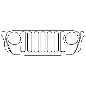 2020 JEEP GLADIATOR SPORT S Grille