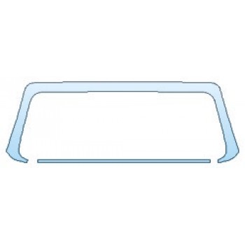 PAINT PROTECTION KIT - 2020 JEEP GLADIATOR SPORT S ROOF A-PILLARS - INVISIBLEMASK - 3M PAINT PROTECTION