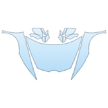 PAINT PROTECTION KIT - 2020 LAMBORGHINI HURACAN EVO FULL HOOD FENDERS MIRRORS - INVISIBLEMASK - 3M PAINT PROTECTION