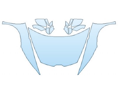 PAINT PROTECTION KIT - 2020 LAMBORGHINI HURACAN EVO FULL HOOD FENDERS MIRRORS - INVISIBLEMASK - 3M PAINT PROTECTION