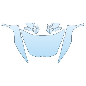 PAINT PROTECTION KIT - 2020 LAMBORGHINI HURACAN EVO FULL HOOD (WRAPPED EDGES) FENDERS MIRRORS - INVISIBLEMASK - 3M PAINT PROTECTION