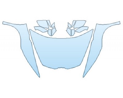 PAINT PROTECTION KIT - 2020 LAMBORGHINI HURACAN EVO FULL HOOD (WRAPPED EDGES) FENDERS MIRRORS - INVISIBLEMASK - 3M PAINT PROTECTION