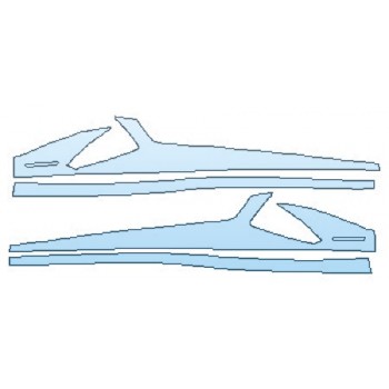 PAINT PROTECTION KIT - 2020 LAMBORGHINI HURACAN EVO ROCKERS - INVISIBLEMASK - 3M PAINT PROTECTION