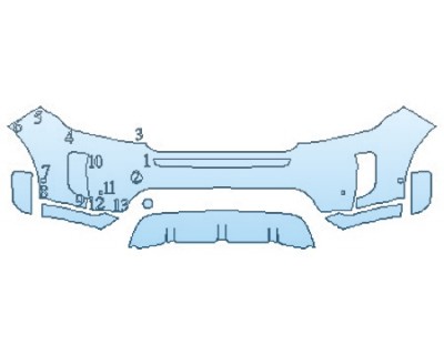 2020 LAND ROVER RANGE ROVER EVOQUE S Bumper