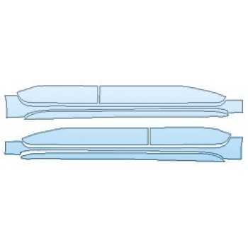 Precut PPF Kit – Clear Bra Paint Protection Film PAINT PROTECTION KIT - 2020 TOYOTA COROLLA HYBRID LE ROCKERS - INVISIBLEMASK - 3M PAINT PROTECTION