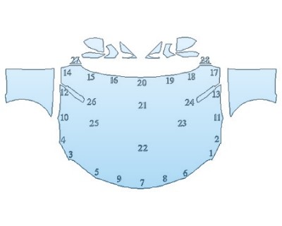 PRECUT PPF KIT - 2020 TOYOTA SUPRA LAUNCH EDITION FULL HOOD(60 INCH) FENDERS MIRRORS