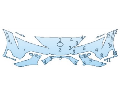 PRECUT PPF KIT - 2020 TOYOTA SUPRA LAUNCH EDITION BUMPER