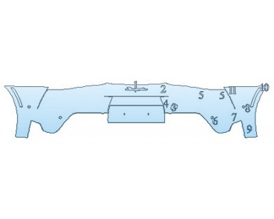 PRECUT PPF KIT - 2020 TOYOTA SUPRA LAUNCH EDITION FULL REAR BUMPER PRECUT PPF KIT - 2020 TOYOTA SUPRA LAUNCH EDITION FULL REAR BUMPER