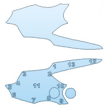 PAINT PROTECTION KIT - 2020 TOYOTA SUPRA LAUNCH EDITION FULL REAR QUARTERS (WRAPPED EDGES) - INVISIBLEMASK - 3M PAINT PROTECTION