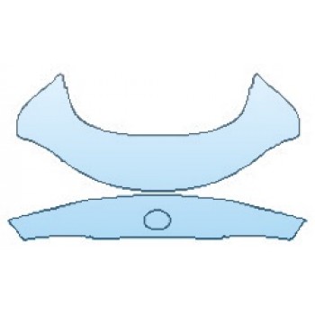 PAINT PROTECTION KIT - 2020 TOYOTA SUPRA LAUNCH EDITION FULL TRUNK (WRAPPED EDGES) - INVISIBLEMASK - 3M PAINT PROTECTION