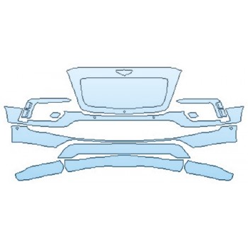 2019 BENTLEY BENTAYGA BASE OEM ADDON Bumper With Sensors