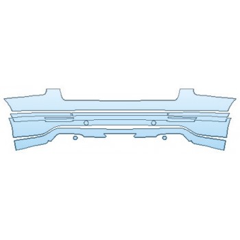 2019 BENTLEY BENTAYGA BASE OEM ADDON Full Rear Bumper