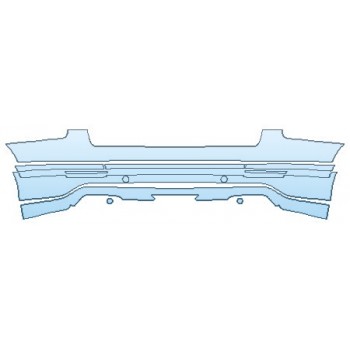 Precut PPF Kit – Clear Bra Paint Protection Film PAINT PROTECTION KIT - 2019 BENTLEY BENTAYGA BASE OEM ADDON FULL REAR BUMPER - PRECUT PPF CLEAR BRA WRAP