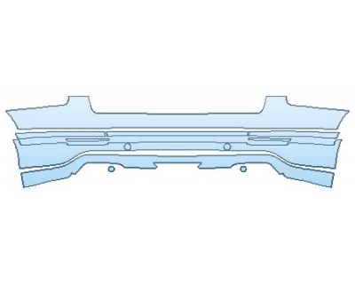 2019 BENTLEY BENTAYGA BASE OEM ADDON Full Rear Bumper