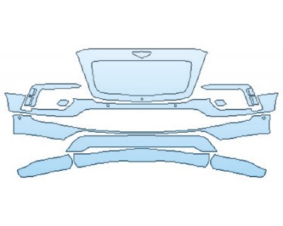 2019 BENTLEY BENTAYGA ONYX EDITION OEM ADDON Bumper With Sensors